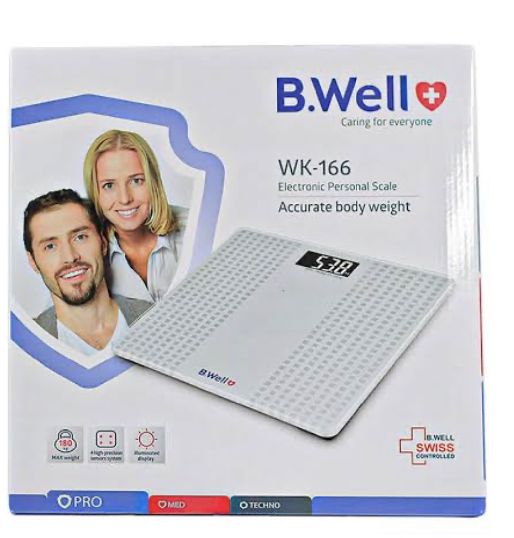 ترازو دیجیتال بی ول مدل WK-165 ظرفیت ۱۸۰ کیلوگرم